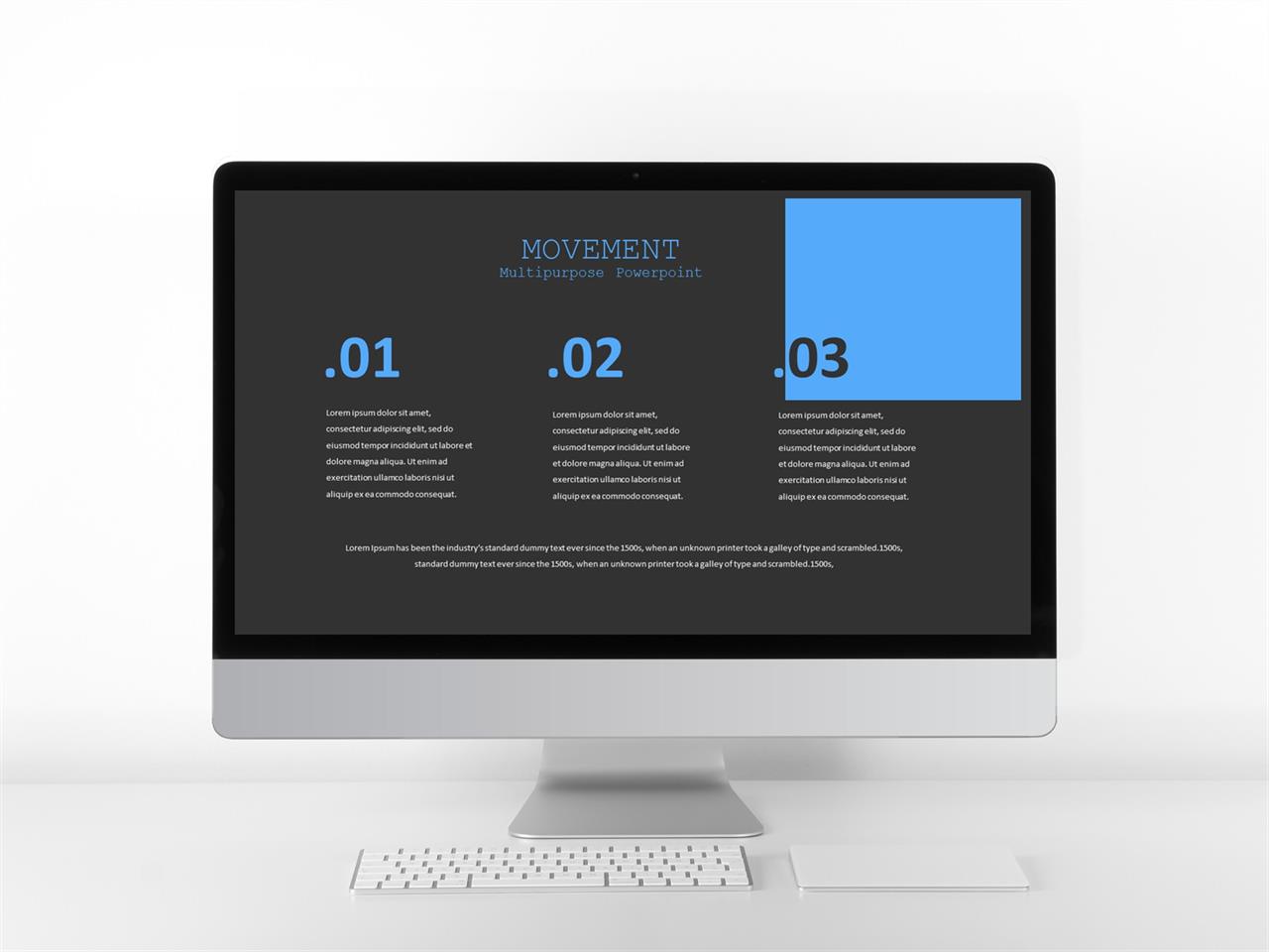 ppt 템플릿 기사 설명 ppt 파란 흰색 배경