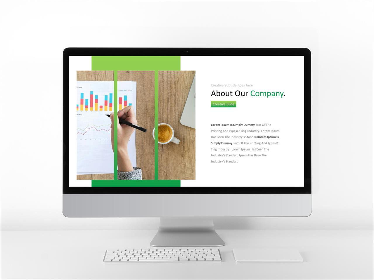샘플 설명 ppt 파워포인트 회색 배경