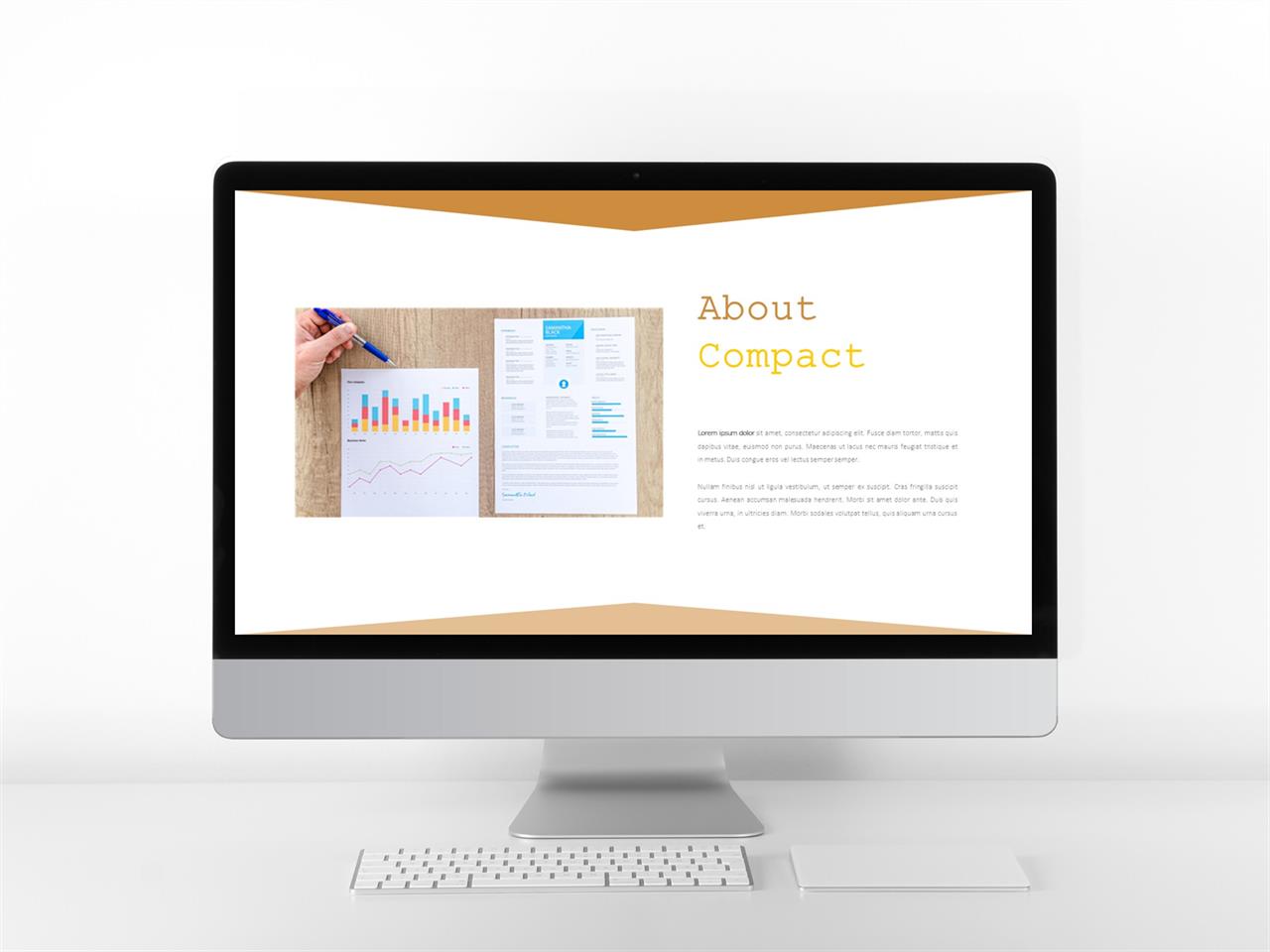 ppt 템플릿 사진 설명 브라운 ppt 템플릿