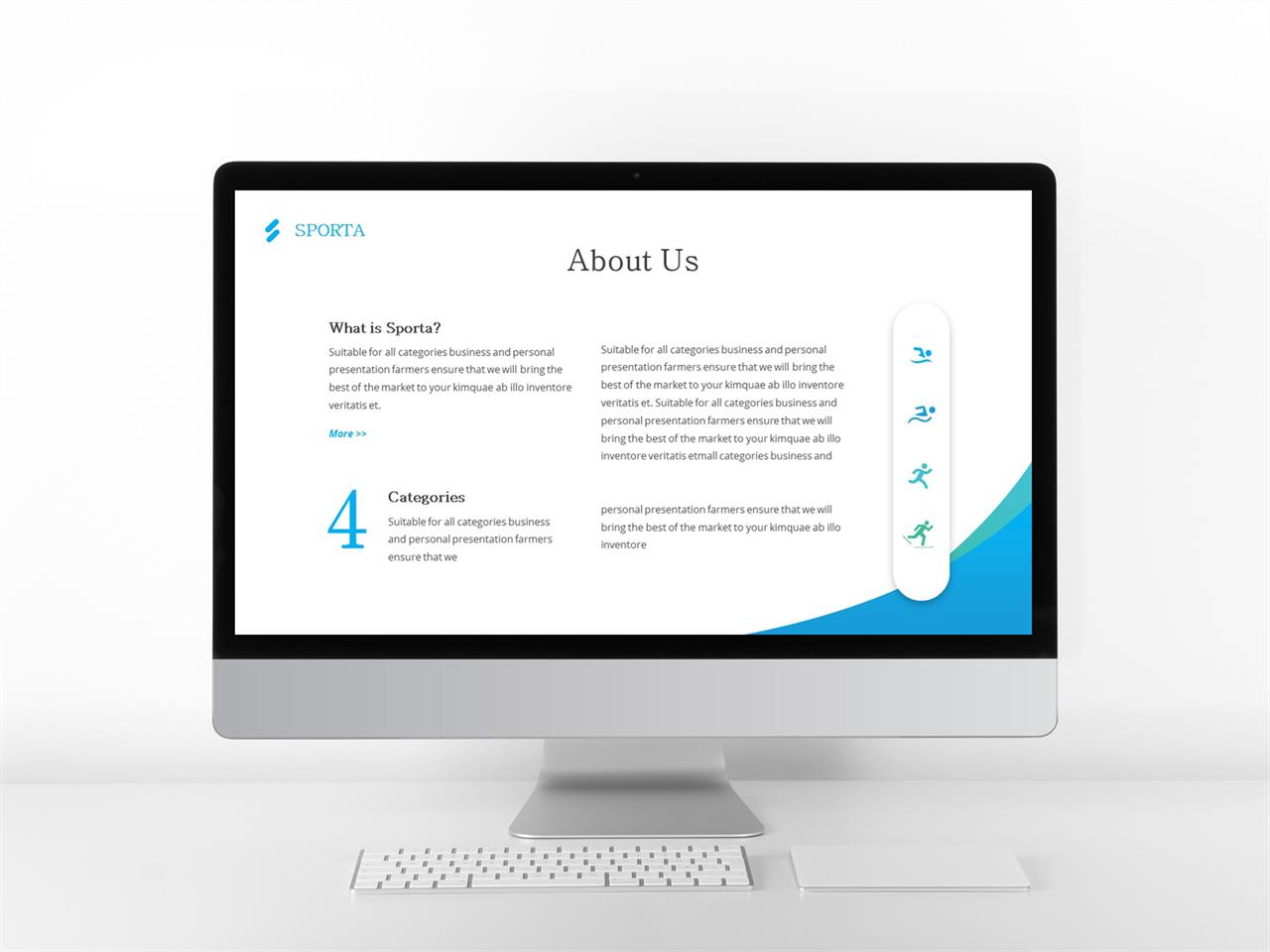 설명 ppt 템플릿 ppt 파란색 템플릿