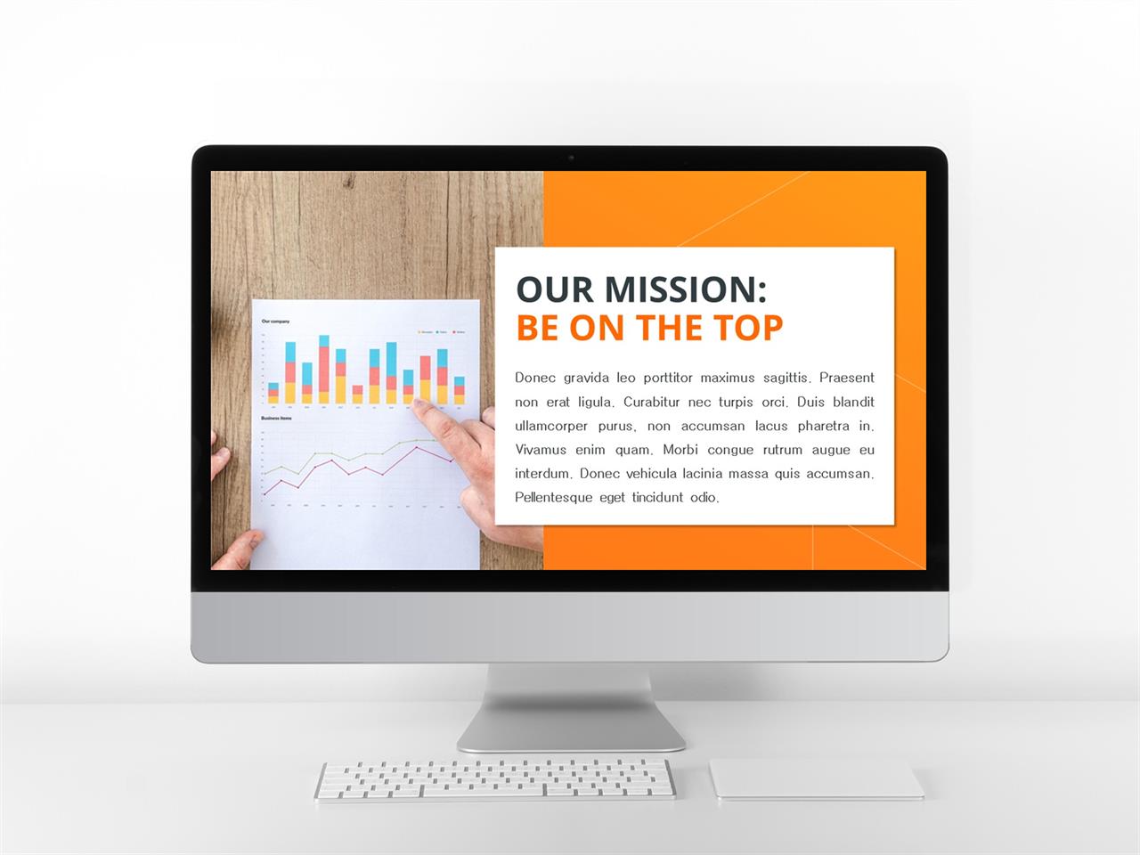 ppt 템플릿 사진 설명 ppt 주황색 템플릿