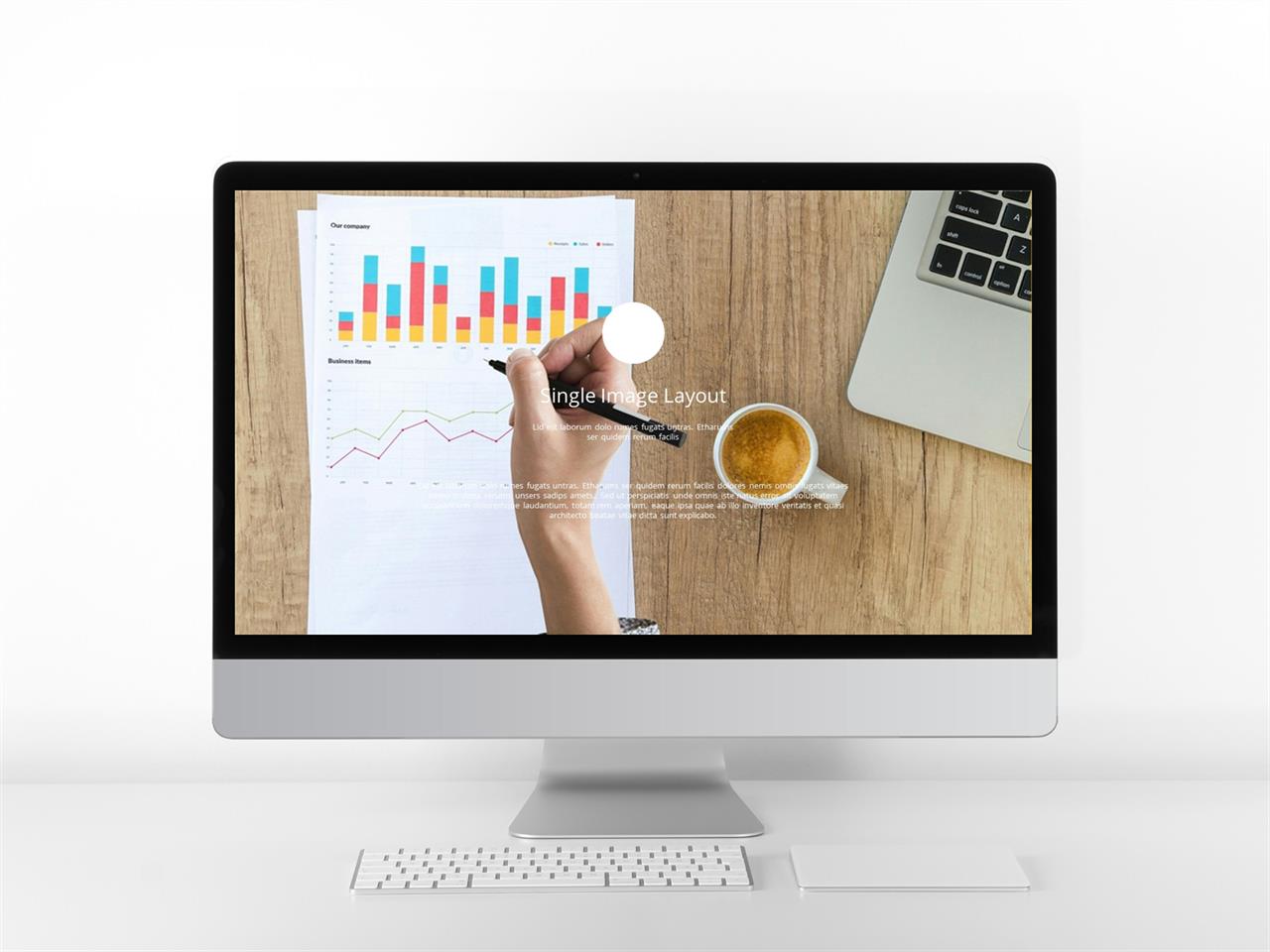 ppt 템플릿 사진 설명 ppt 회색조 배경