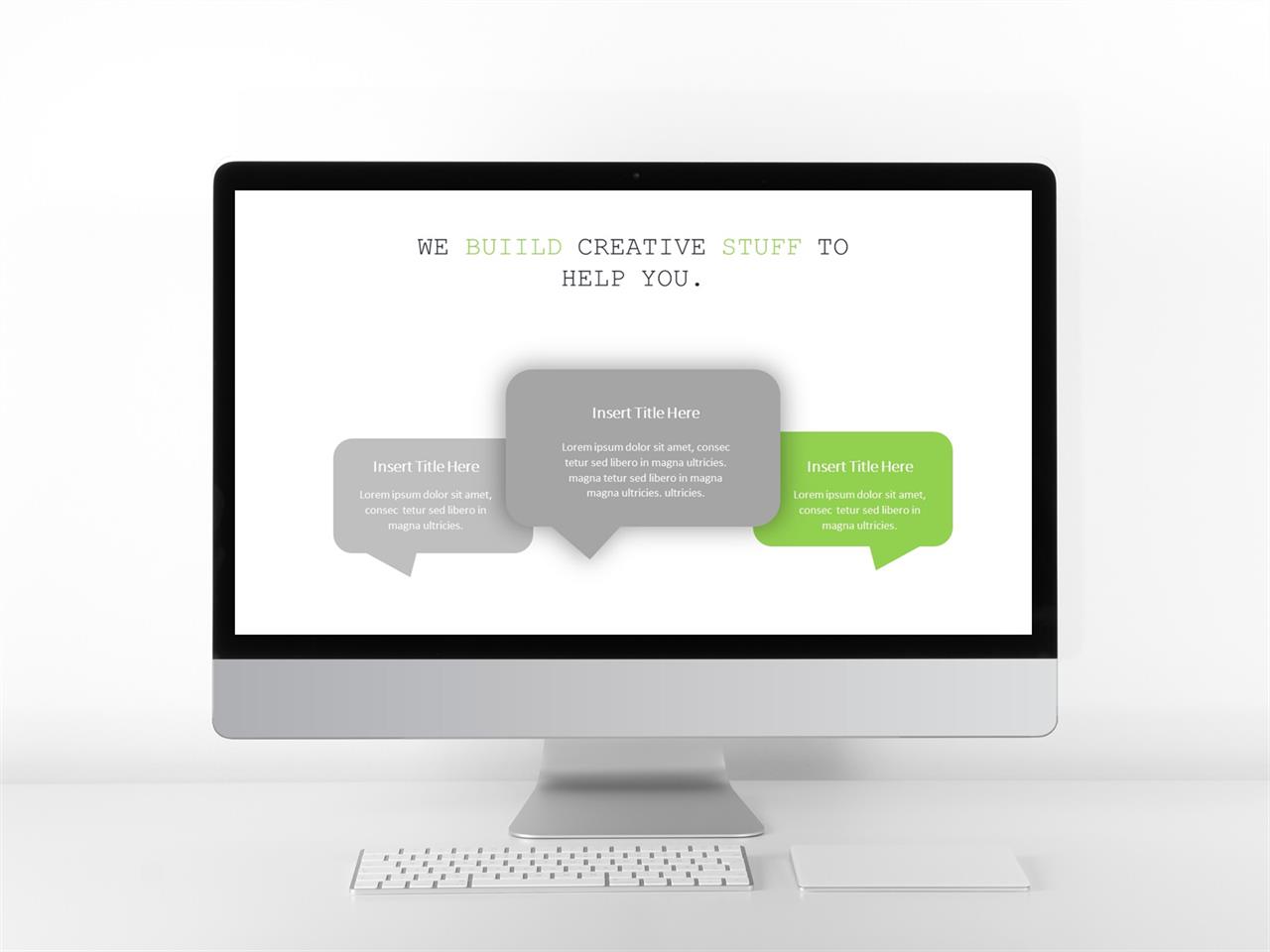 ppt 템플릿 설명 초록 ppt 템플릿