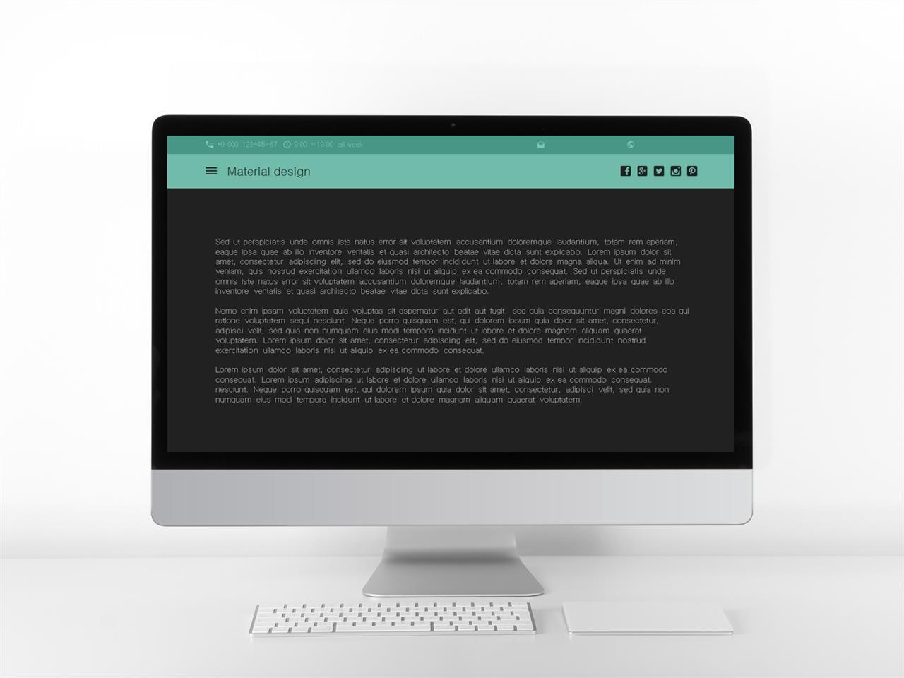 ppt 템플릿 기사 설명 피피티 템플릿 녹색
