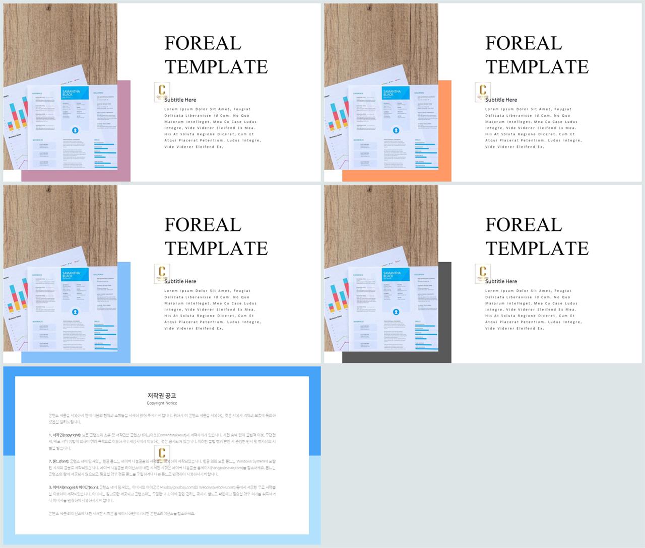 ppt 템플릿 설명 ppt 템플릿 발표용