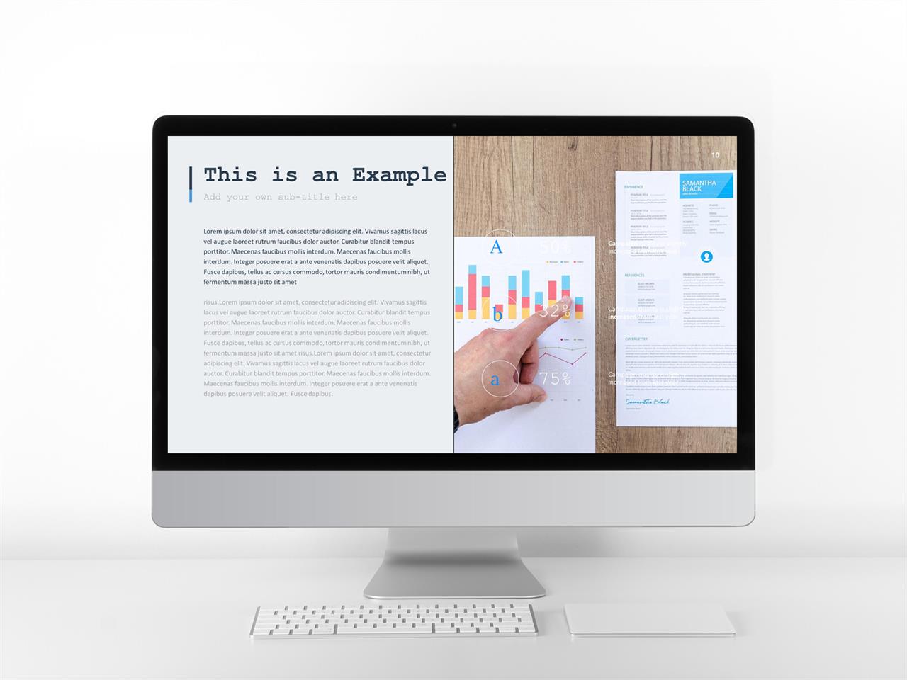 ppt 템플릿 기사 설명 회색톤 ppt 템플릿