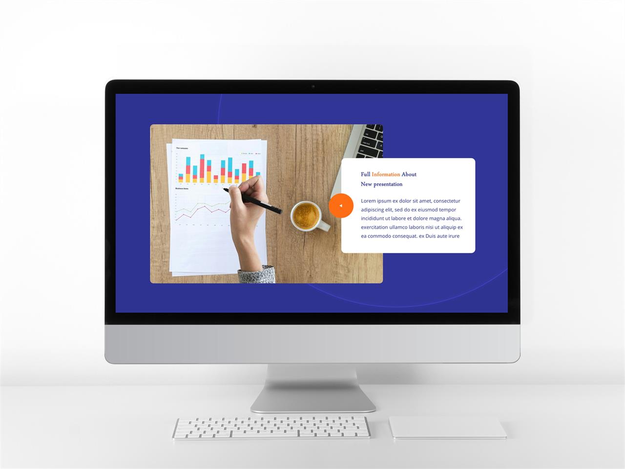 ppt 템플릿 사진 설명 보라색 배경 ppt