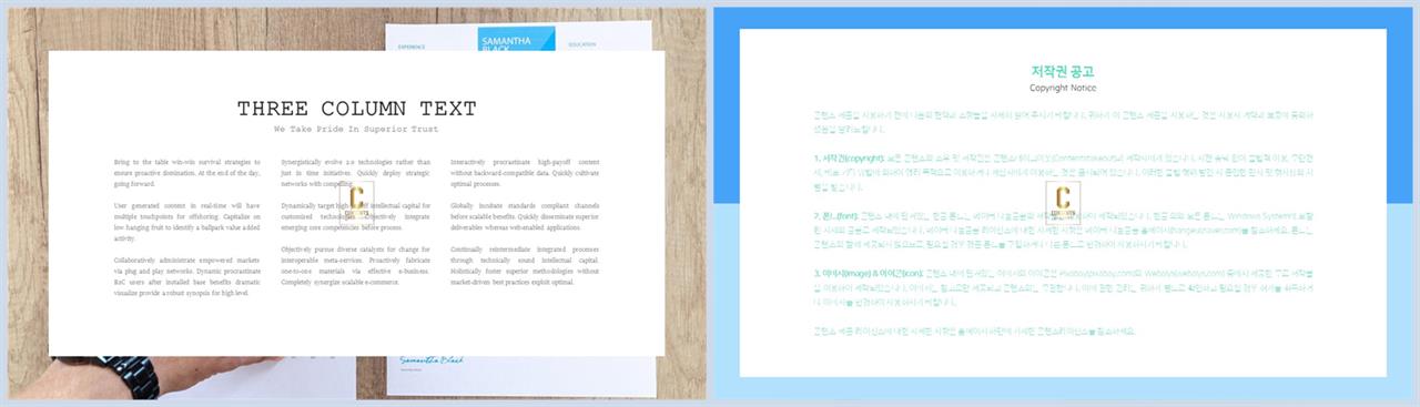 설명서 피피티 템플릿 ppt 발표 샘플