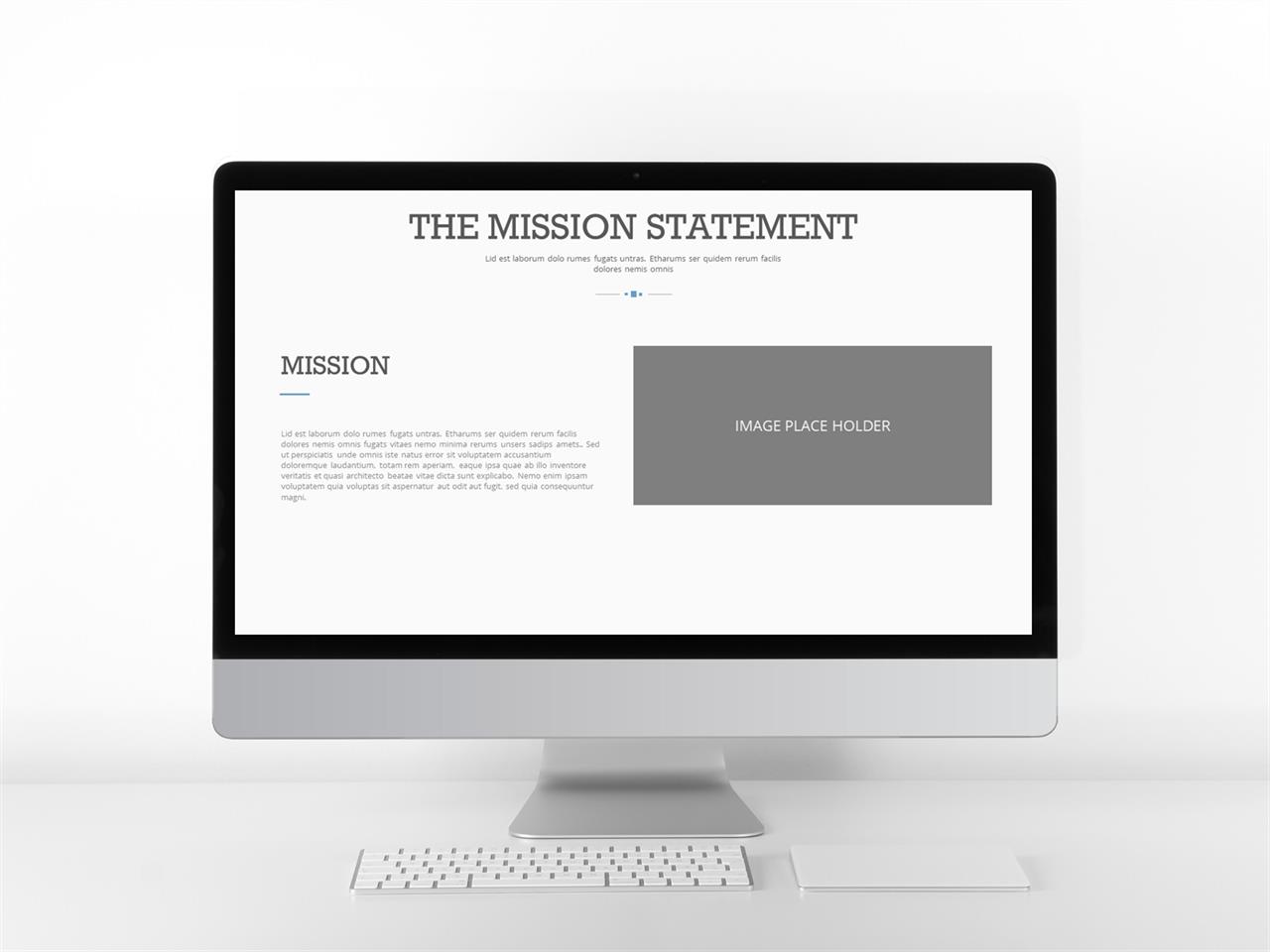 샘플 설명 ppt 푸른 색 ppt 템플릿
