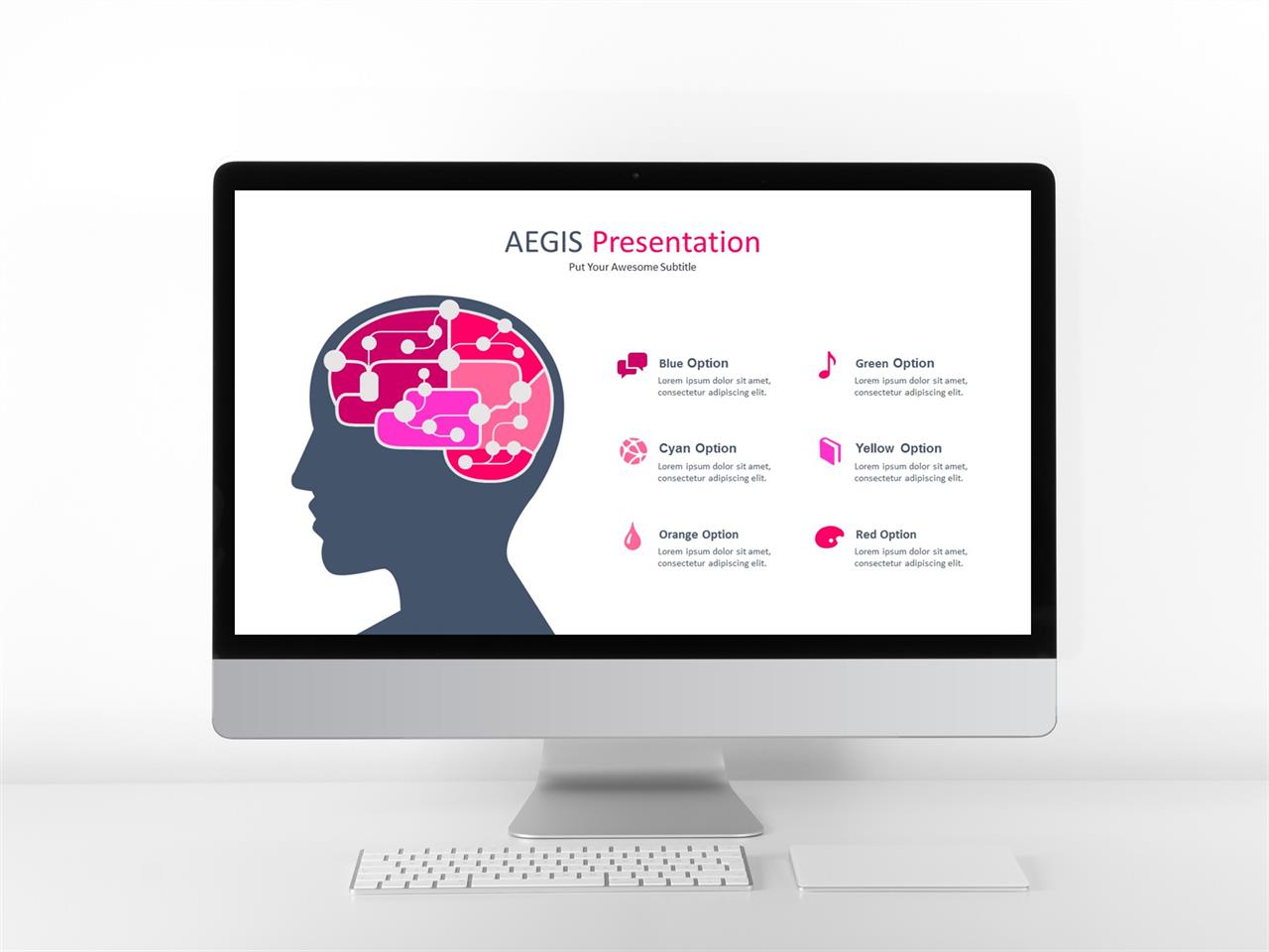 의학용품 ppt 테마 단색 ppt 템플릿 연보라
