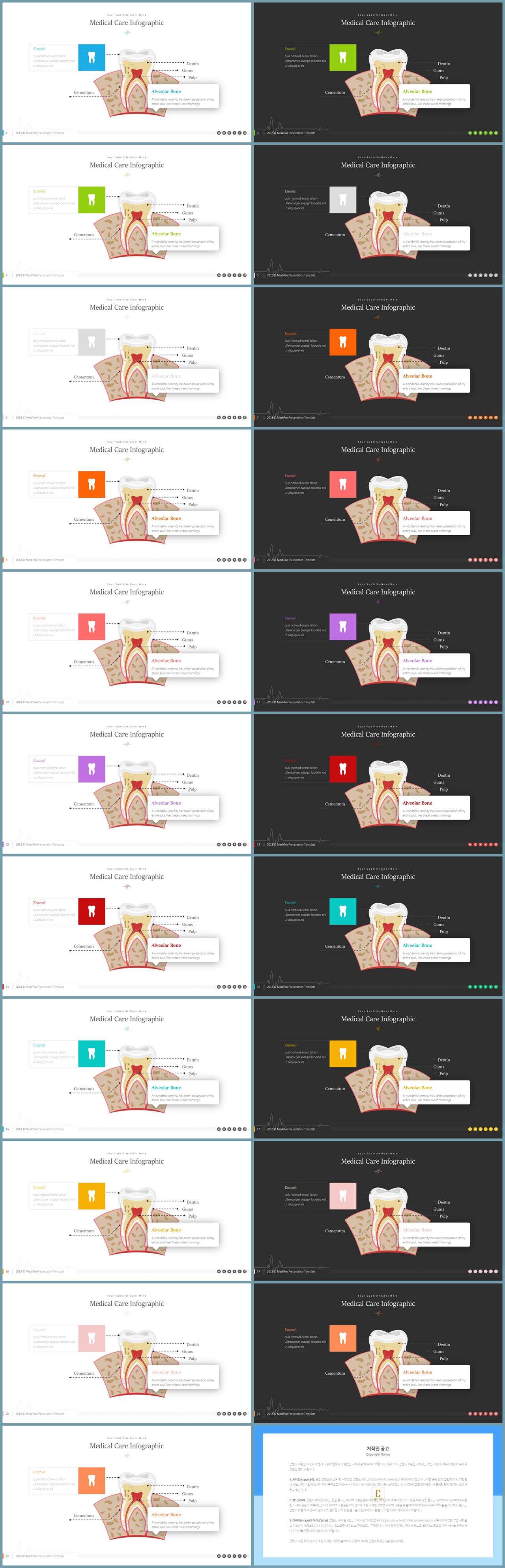 의학기술 ppt 템플릿 발표 ppt 테마
