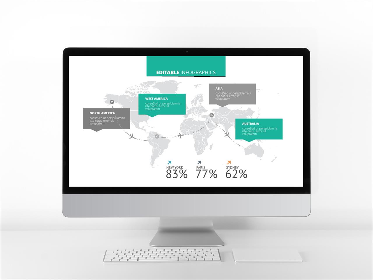 ppt 세계 지도 템플릿 녹색 ppt 템플릿