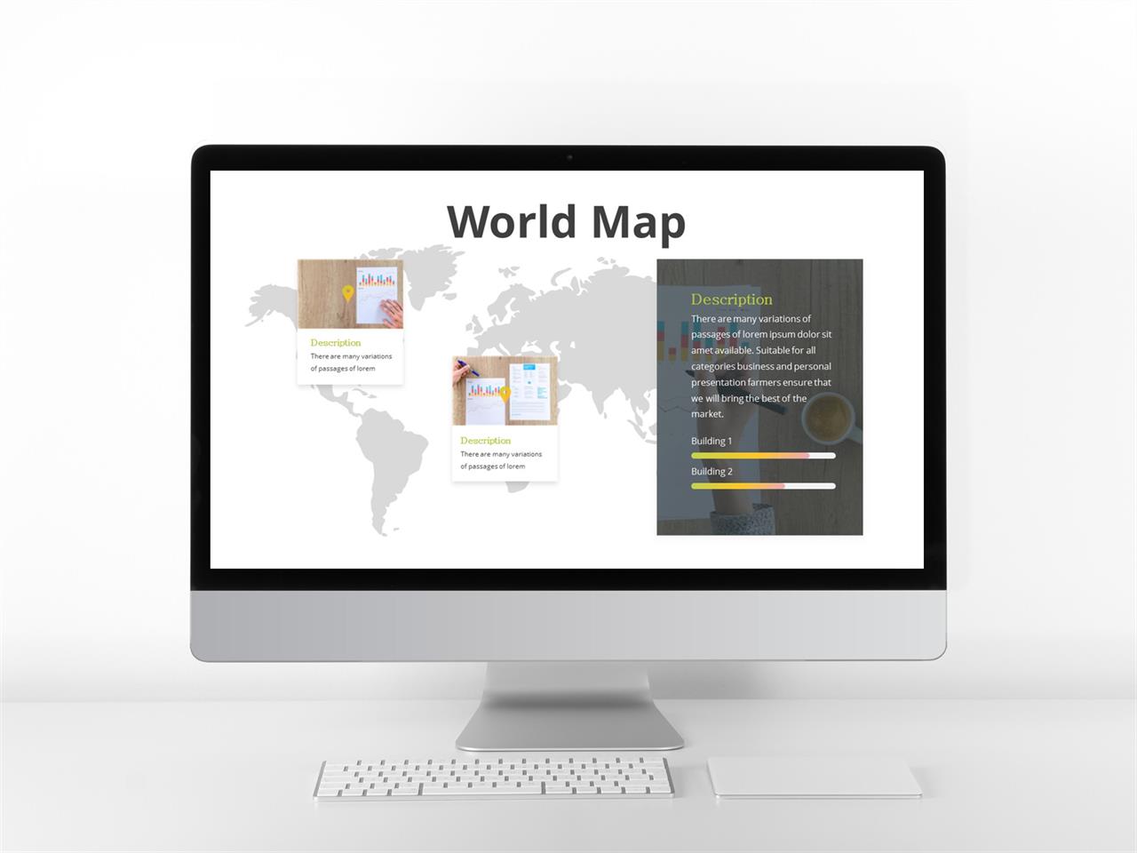 ppt 회색조 배경 ppt 템플릿 아시아 지도 ppt
