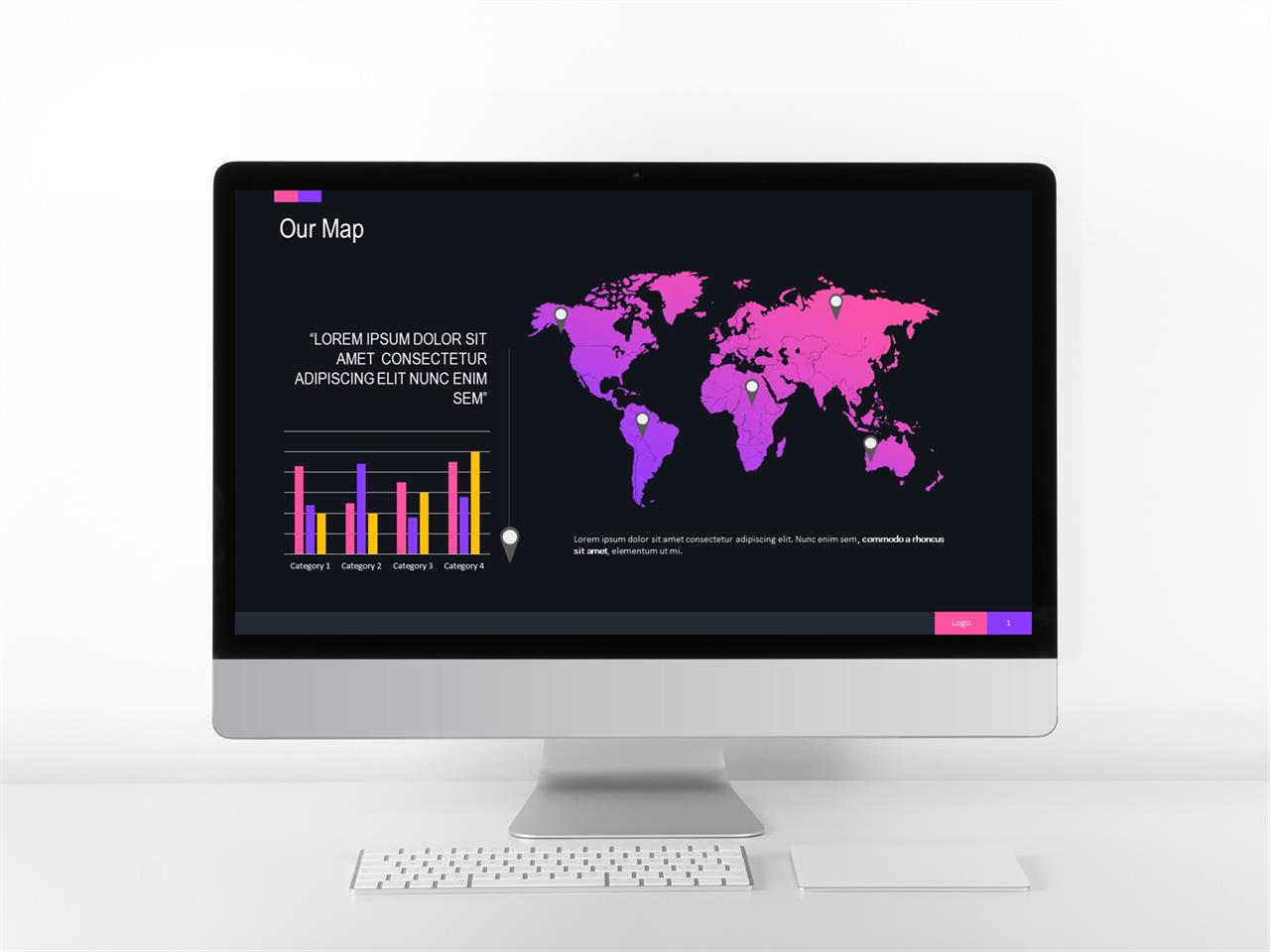 ppt 템플릿 세계지도 깔끔한 ppt 템플릿 초록