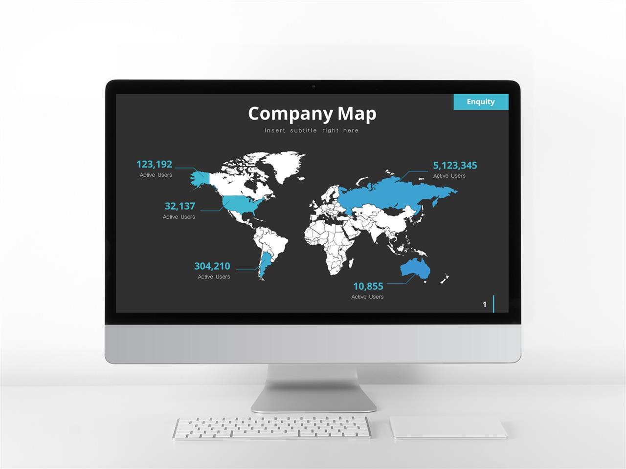 ppt 템플릿 세계지도 하늘색 배경 ppt