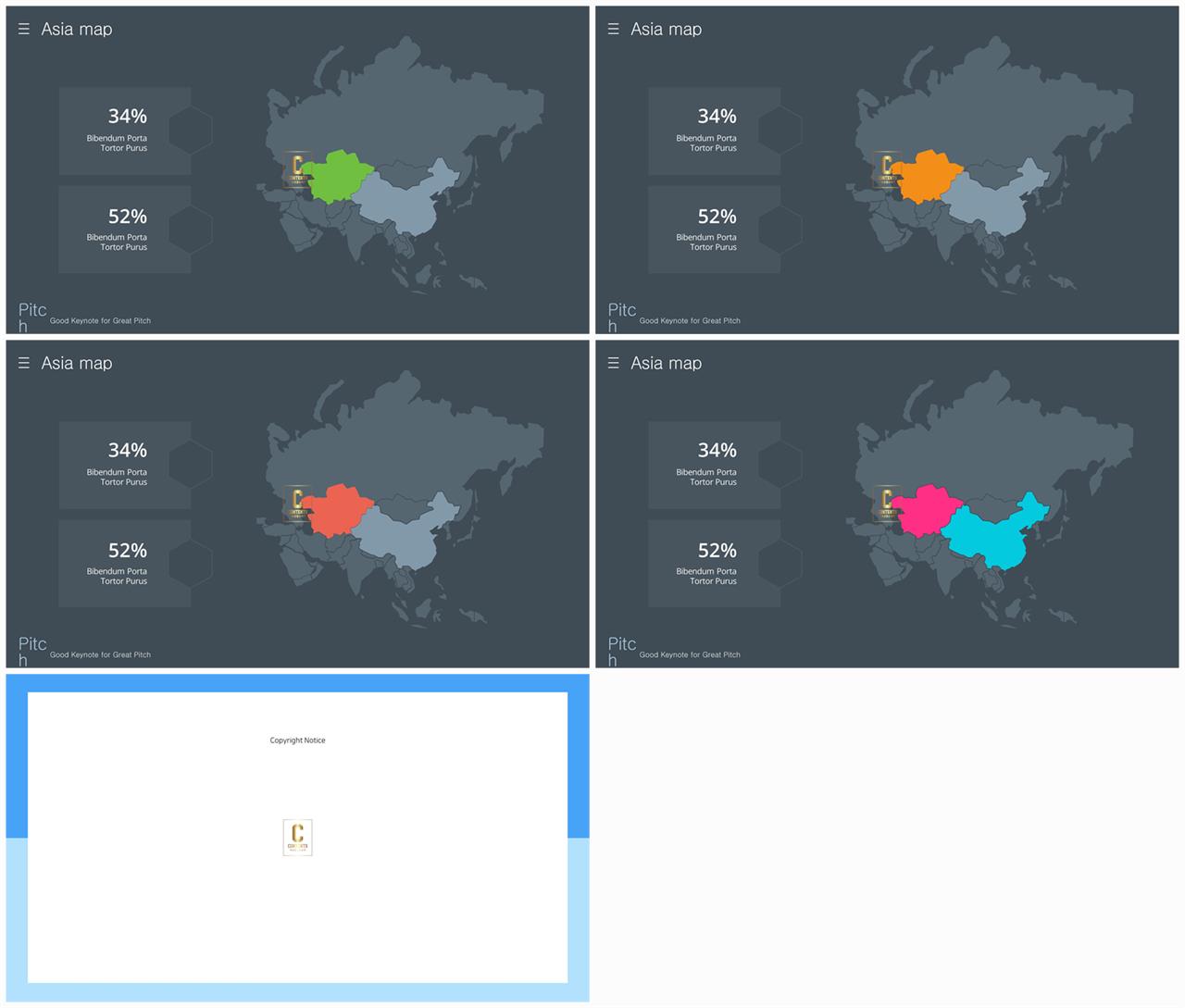 지도 피피티 템플릿 발표용 ppt 배경