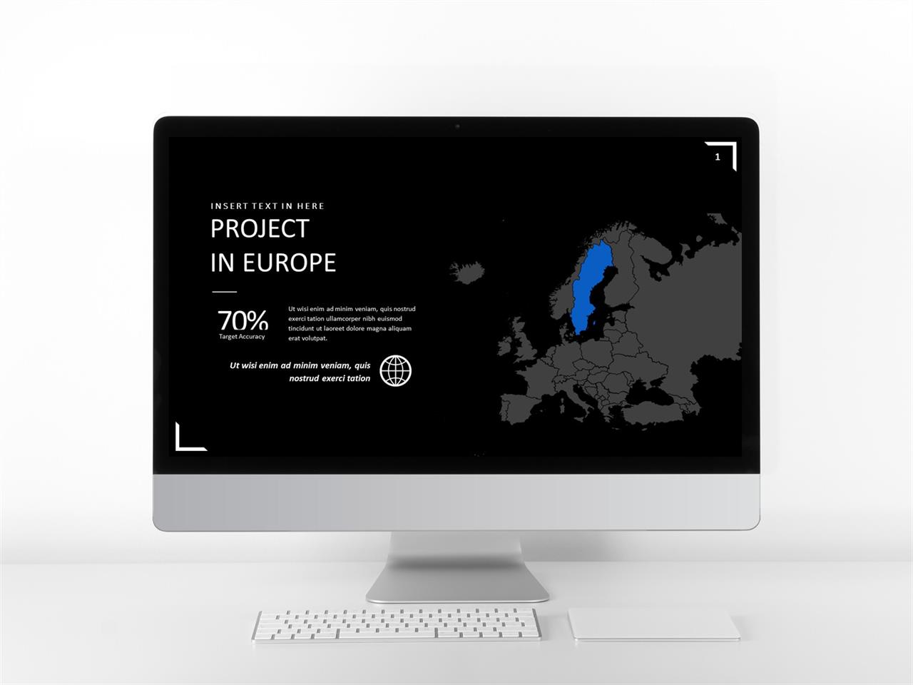 ppt 템플릿 남색 이스라엘 역사 ppt 배경 세계 지도