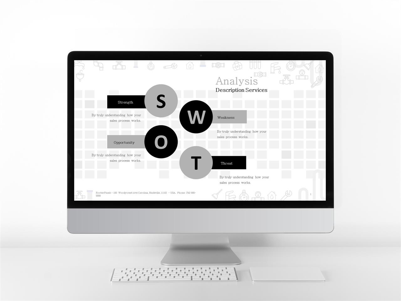 지도 ppt 템플릿 ppt 회색조 배경 인쇄