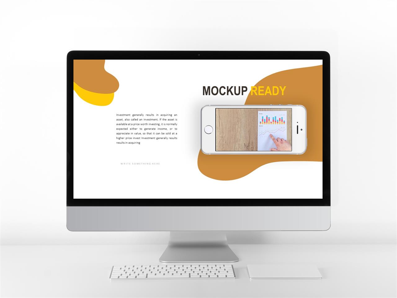 스마트 폰 ppt 템플릿 브라운 ppt 템플릿