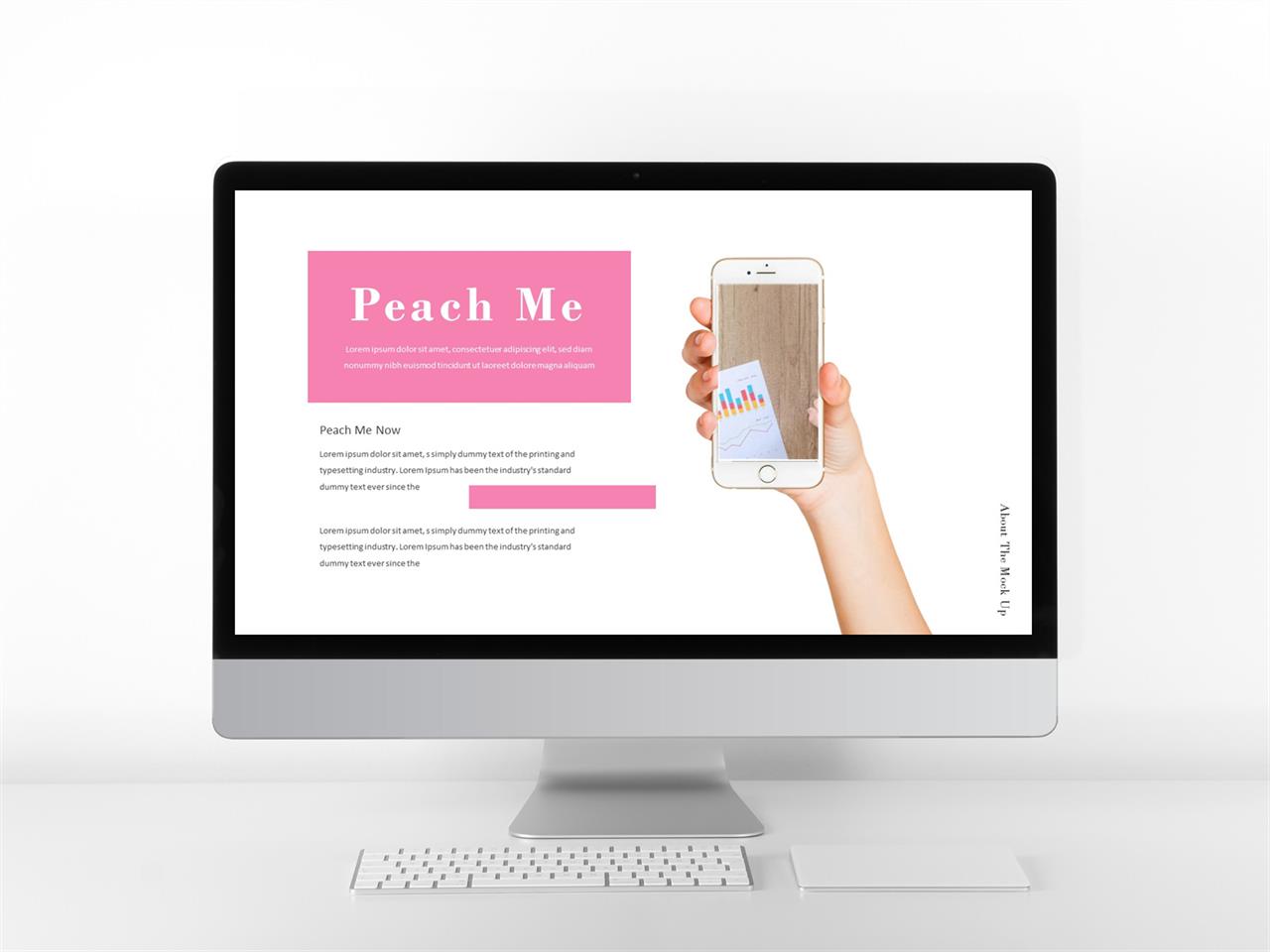 ppt 핑크 템플릿 스마트 폰 중독 ppt 템플릿