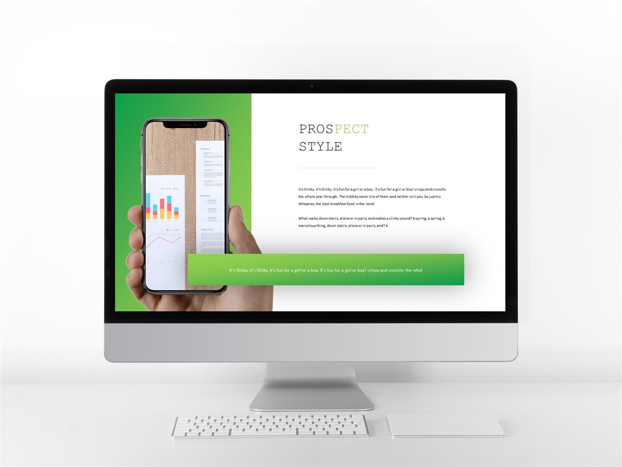 ppt 템플릿 스마트폰 ppt 초록 배경