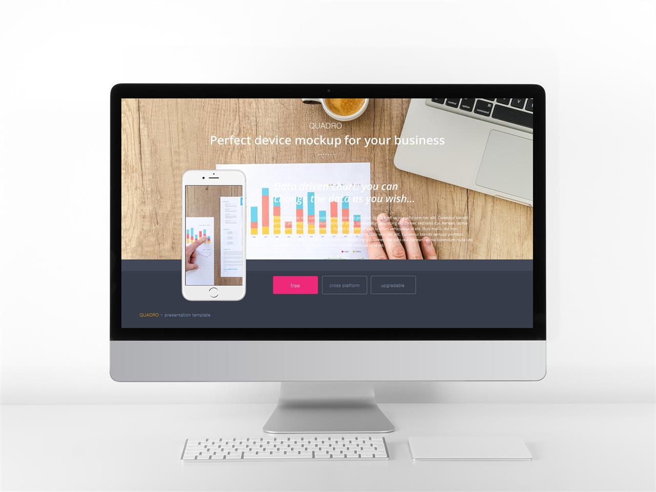 스마트폰 템플릿 ppt 보라색 ppt 템플릿