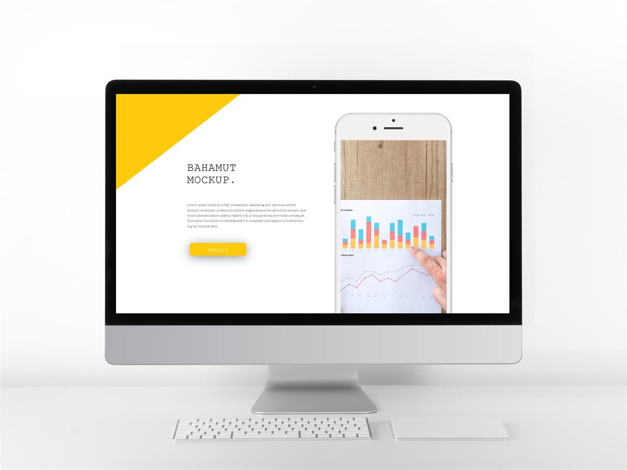 주황색 ppt 템플릿 스마트 폰 중독 ppt 템플릿