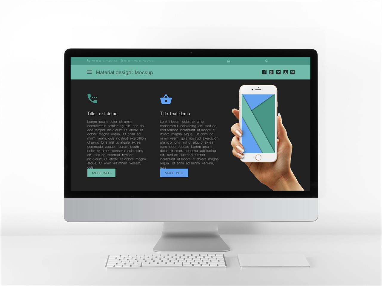 초록색 ppt 템플릿 스마트 폰 중독 ppt 템플릿