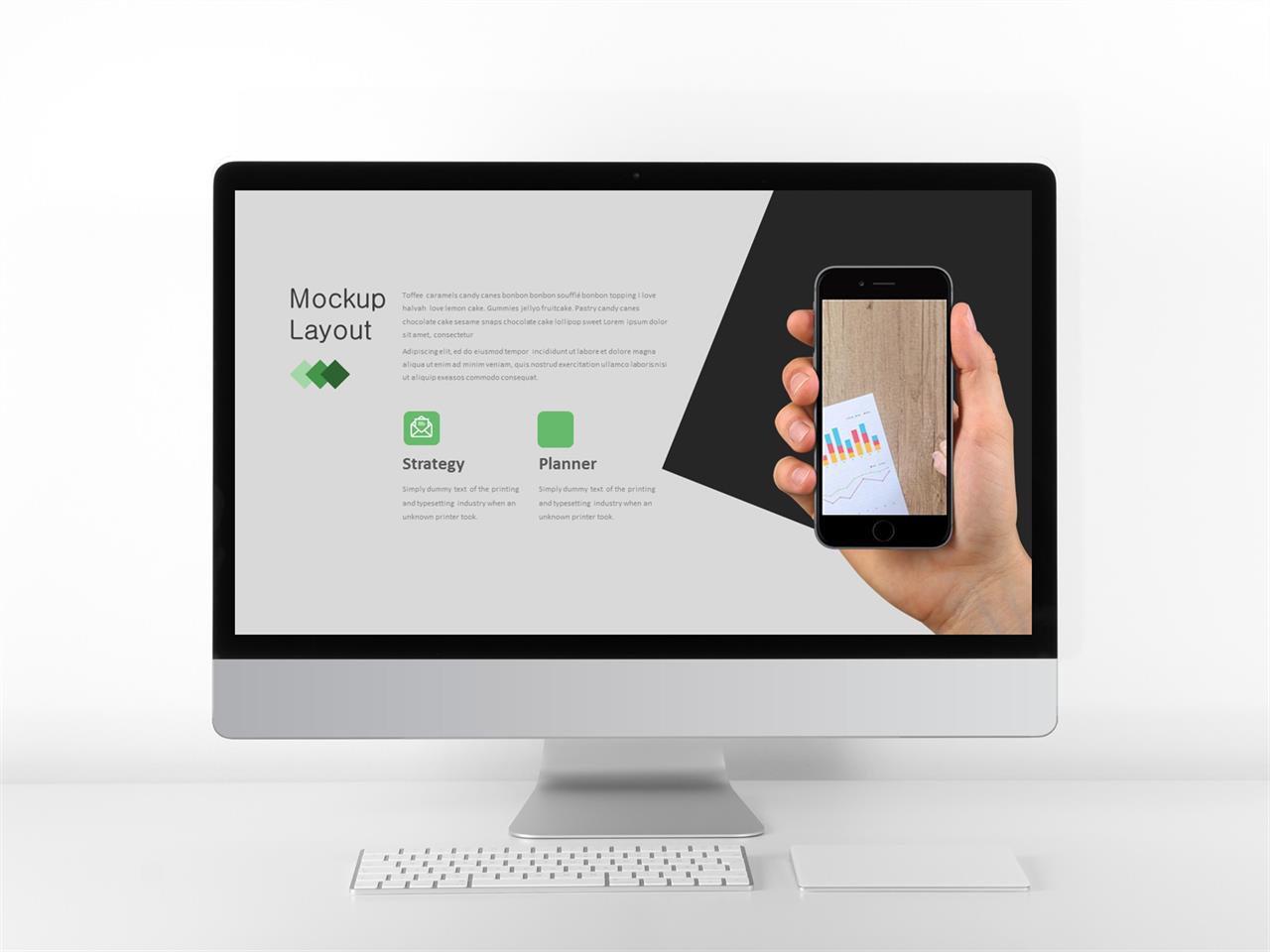 휴대폰 ppt 템플릿 ppt 템플릿 그레이