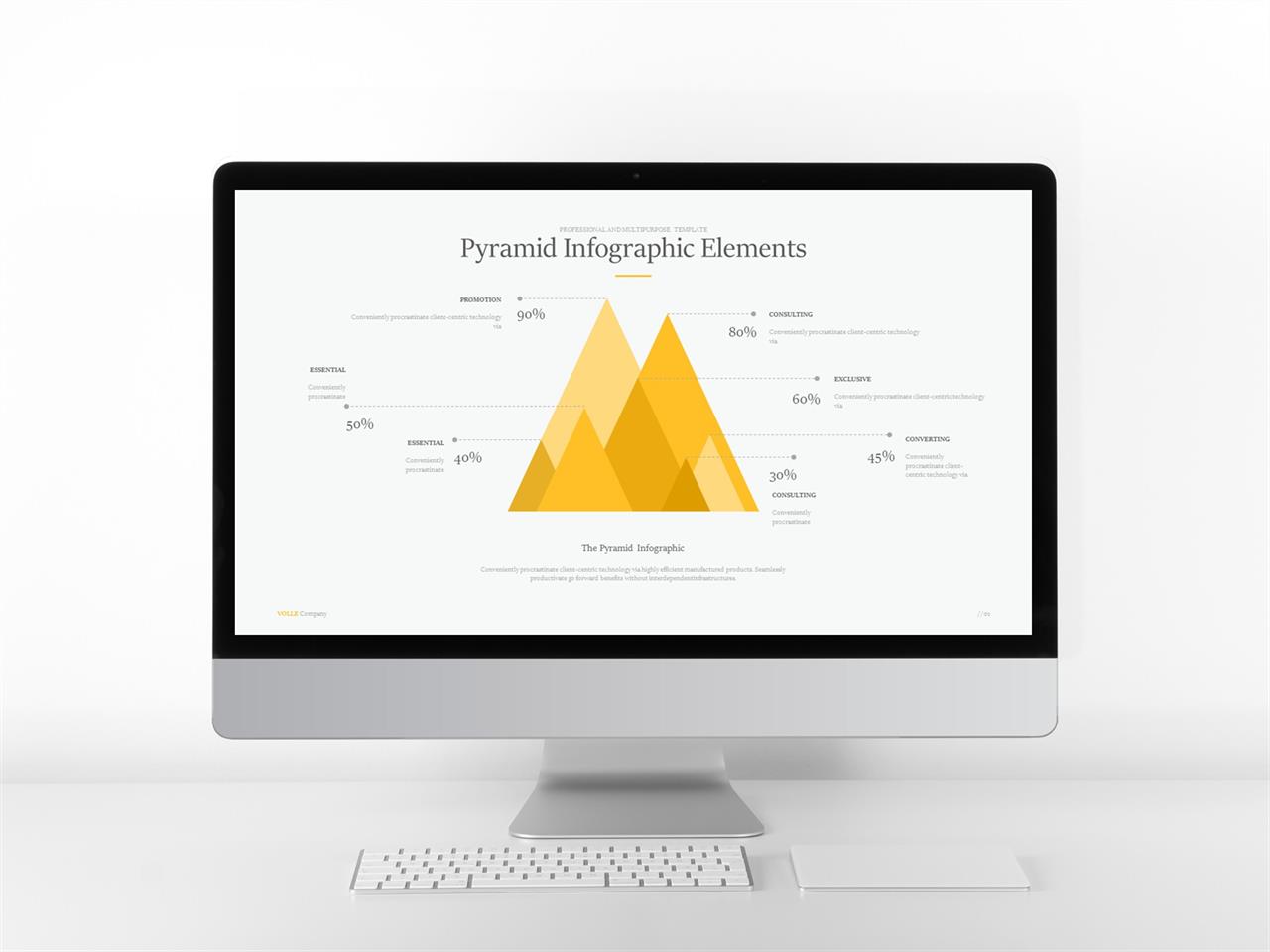 화초 ppt 템플릿 주황색 ppt 템플릿