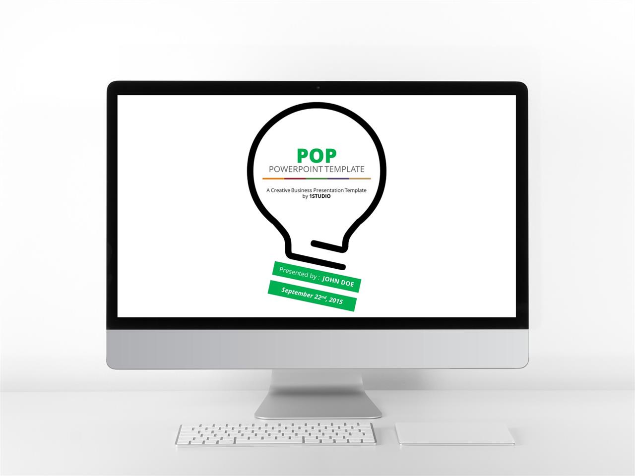 파워포인트 그림도구 서식 그린 ppt 템플릿
