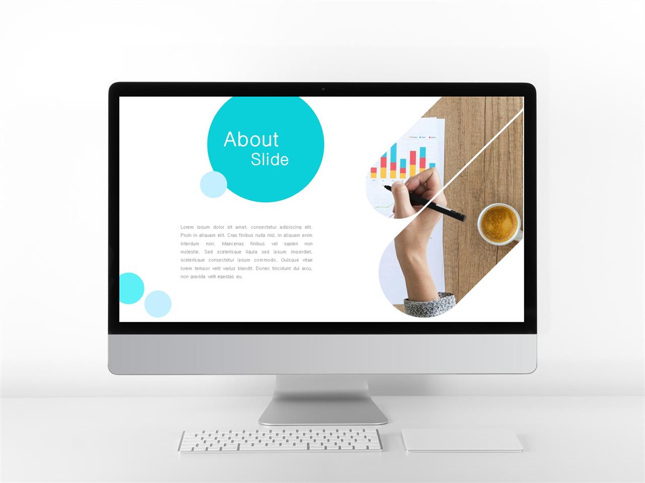 ppt 배경 초록색 유선 레이아웃 ppt 템플릿