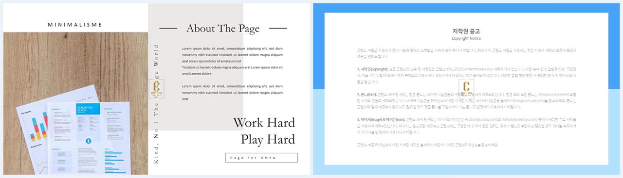 회색톤 ppt 템플릿 고급 진 ppt 템플릿