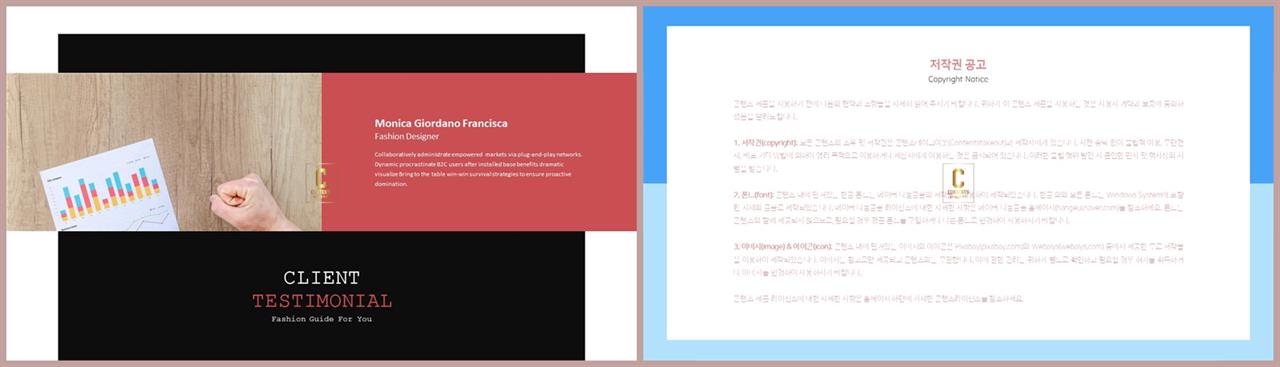 좌우분리형 ppt 레이아웃 배경 발표 탬플릿 ppt