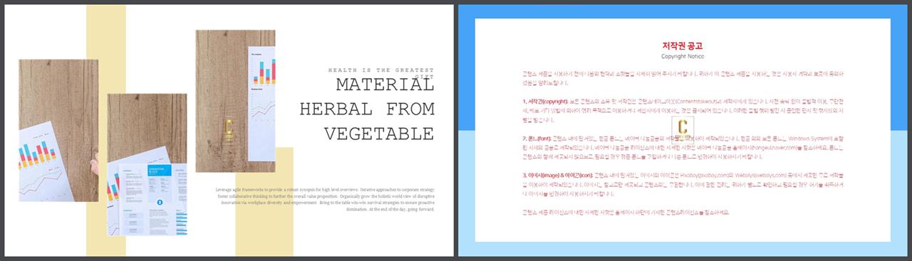 좌우분리형 ppt 레이아웃 배경 ppt 템플릿 고급