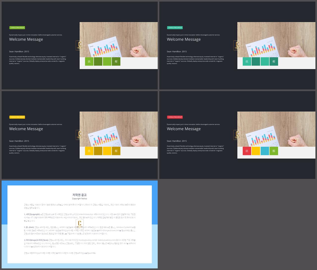 좌우형 ppt 레이아웃 샘플 고급 피피티 템플릿
