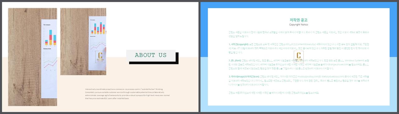 좌우분리형 ppt 레이아웃 배경 ppt 템플릿 발표용