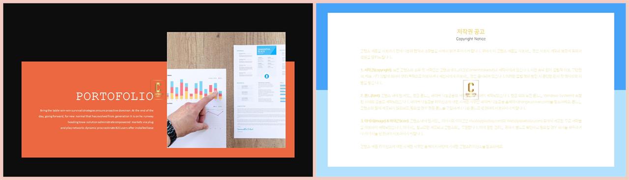 좌우형 ppt 레이아웃 샘플 ppt 발표 샘플