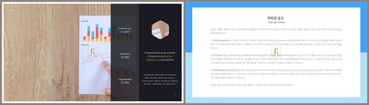좌우형 ppt 레이아웃 샘플 프레젠테이션 ppt 양식