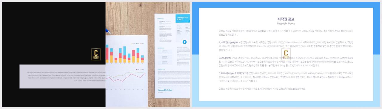 좌우형 ppt 레이아웃 샘플 세련된 ppt 배경