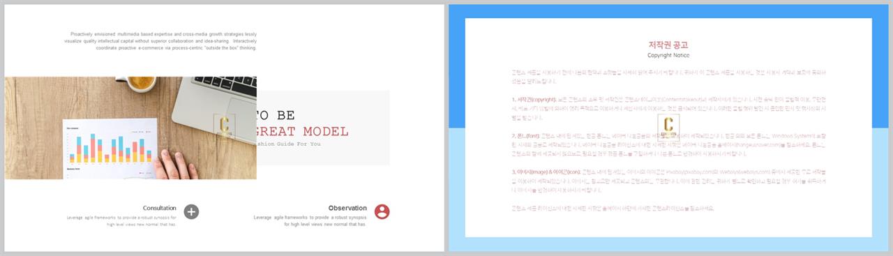 좌우형 ppt 레이아웃 샘플 발표 ppt 양식