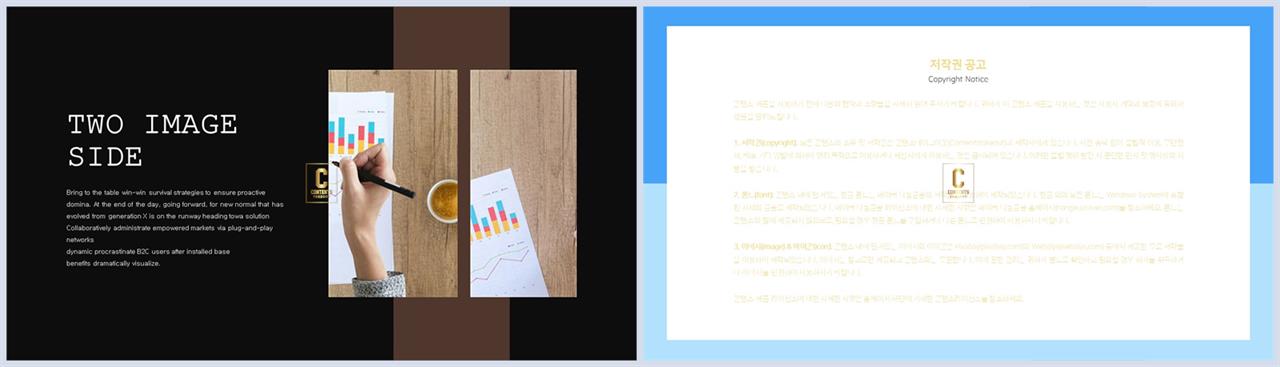 좌우형 ppt 레이아웃 샘플 프레젠테이션 ppt 양식
