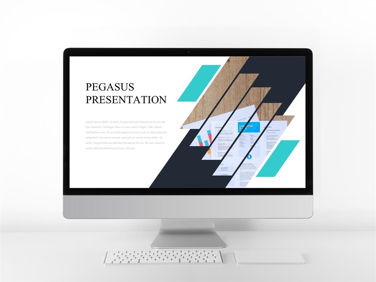기울기형 ppt 템플릿 ppt 템플릿 초록