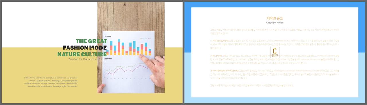 위아래분리형 ppt 레이아웃 배경 ppt 탬플릿 발표용