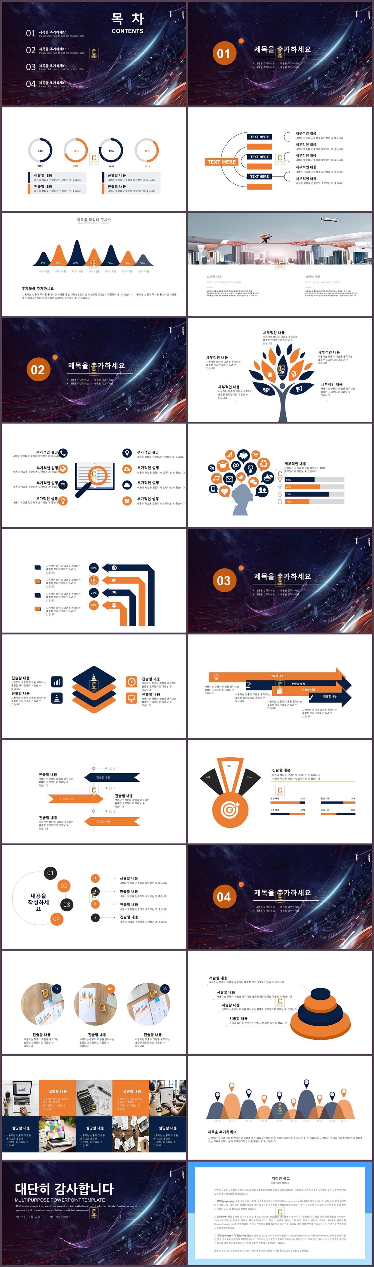 주간 사업보고 ppt 양식 깔끔한 ppt 템플릿 연보라